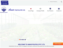 Tablet Screenshot of amarpolyfils.com